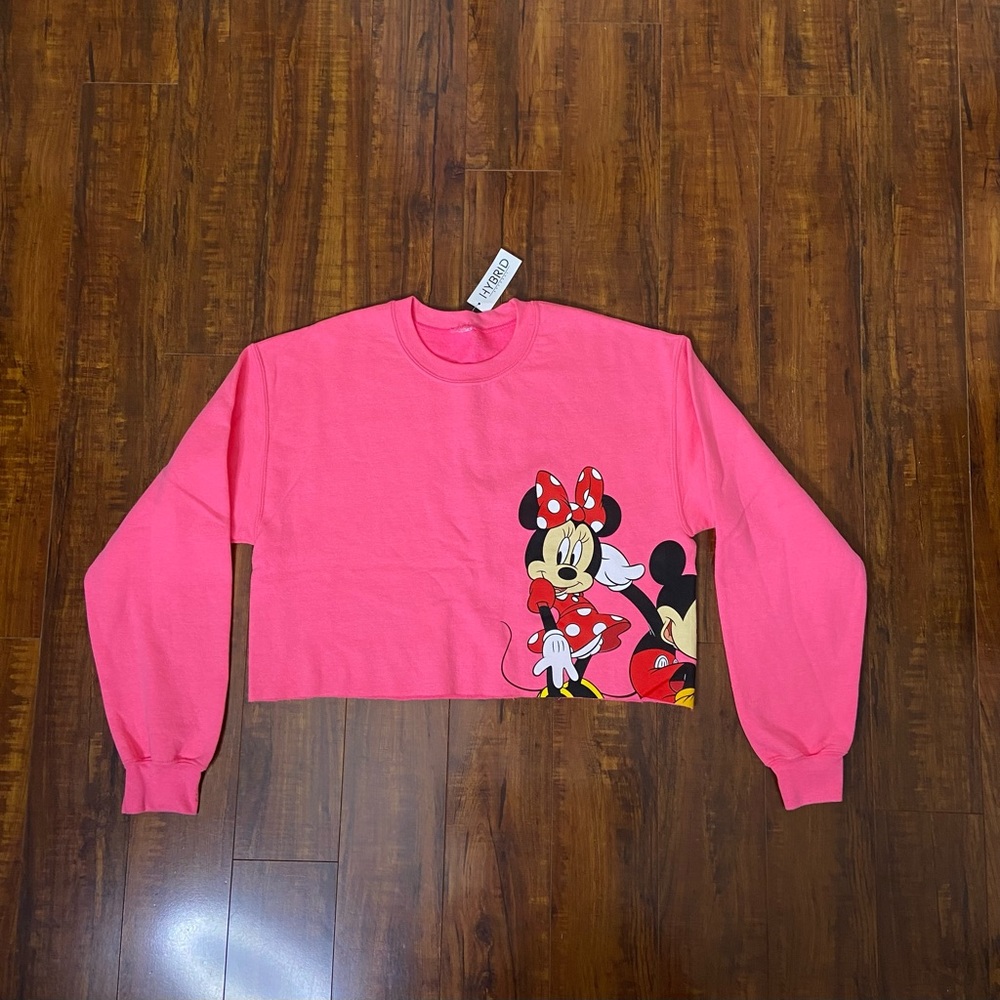 Double Sided Pink Mickey Sweater